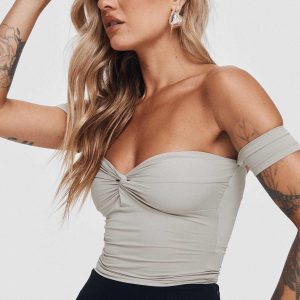 Larisha Top Grey