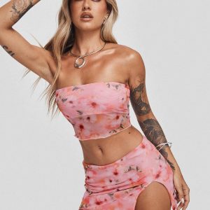 Corella Set Digital Pink Floral