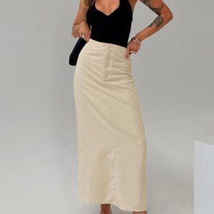 Romeria Maxi Skirt Beige