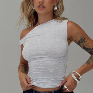 Beller Top Marle Grey