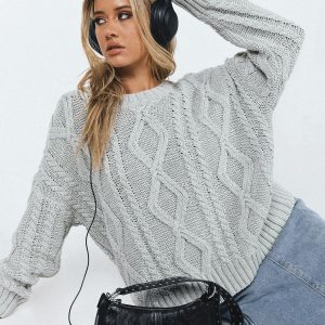 Anaya Oversized Sweater Grey