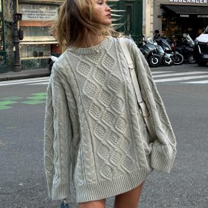 Gigi Knit Sweater Cloud