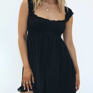 Carlita Mini Dress Black