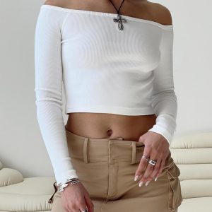 Karlson Off The Shoulder Top White