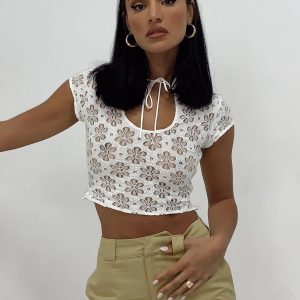 Amity Lace Top Ivory