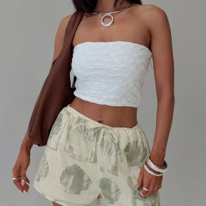 Heylee Shorts Beige / Green