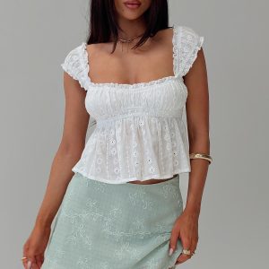 Summerfield Top White