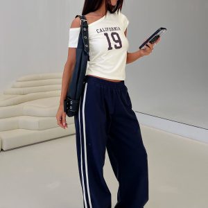 Cali Babe Cold Shoulder Top Ivory