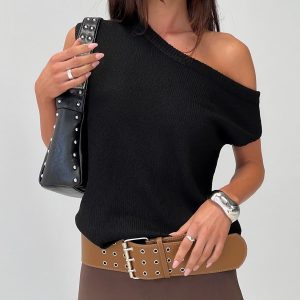 Ashfield Off Shoulder Top Black