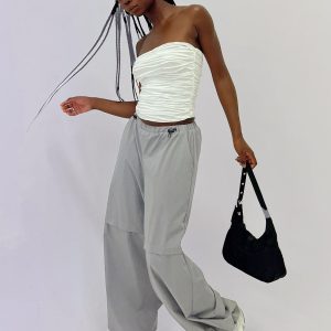 Jason Parachute Pants Grey