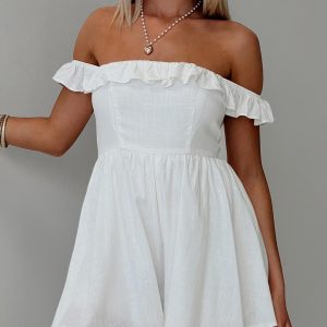 As I Am Romper White