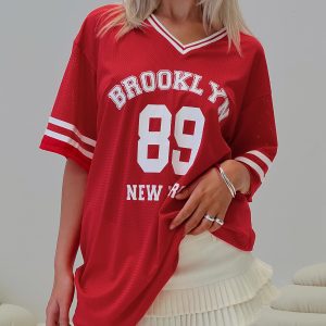 Michail Jersey Mini Dress Red