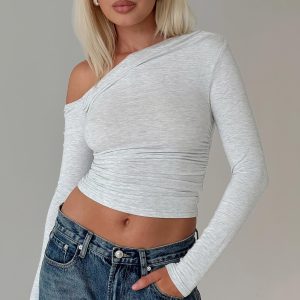 Beller Long Sleeve Top Grey