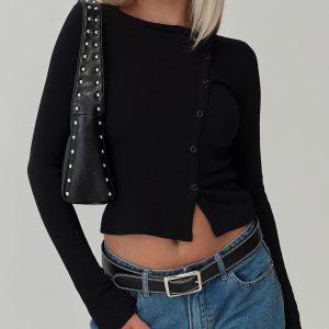 Passoni Long Sleeve Top Black