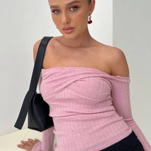 Adalia Long Sleeve Top Pink