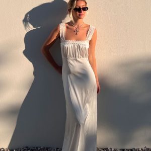 Ballerina Vintage Maxi Dress Porcelain