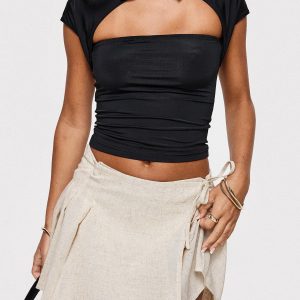 Little Miss Top Black