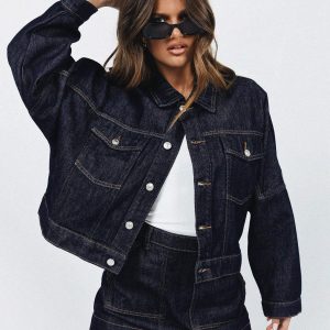 Hughes Jacket Dark Wash Denim