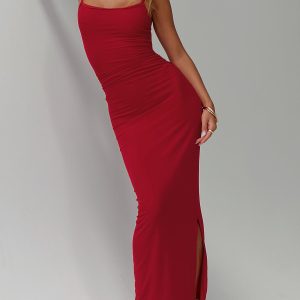 Apolline Maxi Dress Red