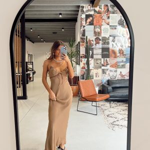 Emily Maxi Dress Brown