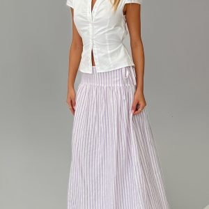 Antheia Maxi Skirt White Multi
