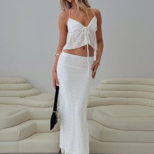 Pexton Lace Set White
