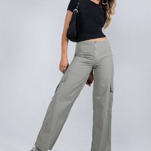 Roy Parachute Pants Grey