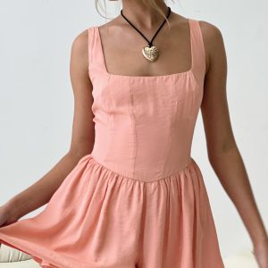 Judson Romper Pink