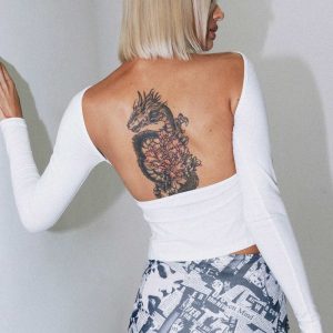 Rixie Long Sleeve Top White