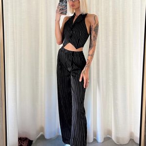 Zia Set Black Stripe