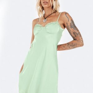 Moniz Mini Dress Sage Tall