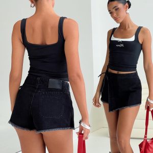 Bowden Skort Washed Black