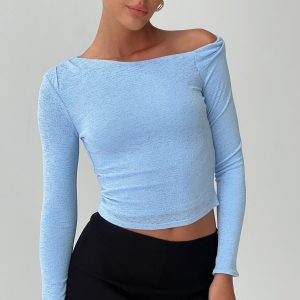 Malian Long Sleeve Top Blue