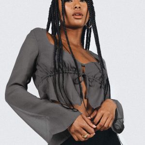 Kenney Long Sleeve Top Grey