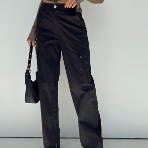 Toscan Cargo Pants Black