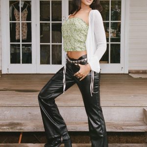 Archette Faux Leather Pants