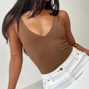 Sosie Bodysuit Brown