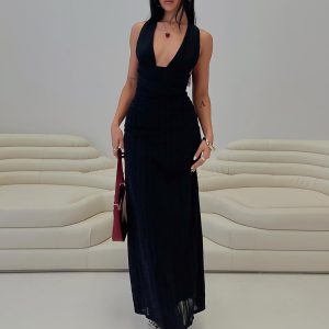 Alsace Maxi Dress Black