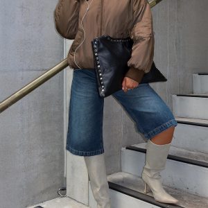 Say Less Bomber Jacket Dark Brown