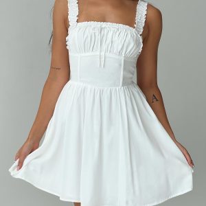 Keltie Mini Dress White