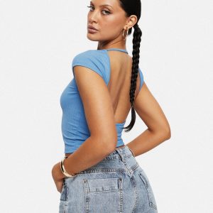 Solita Top Mineral Blue