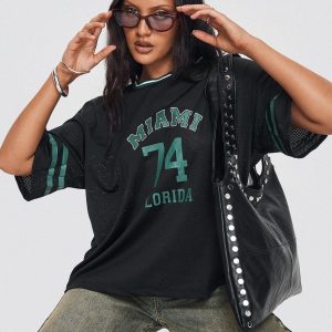 Miami 74 Top Black