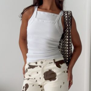 Aglaia Layered Cami Top White