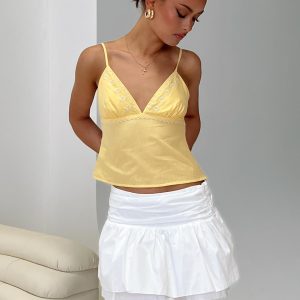 Written In The Stars Mini Skirt White