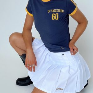 UCSD Tennis Skort White