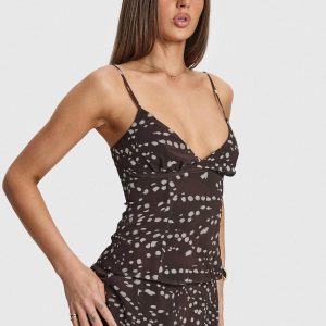 Fellie Cami Top Brown