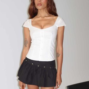 Curtain Call Mini Skirt Black