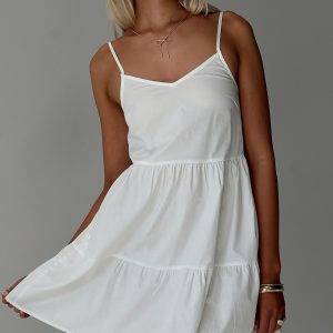 Zorion Mini Dress White