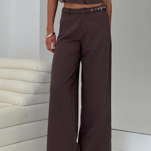 Miku Pants Brown Petite