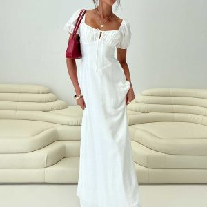 Summer Song Maxi Dress White
